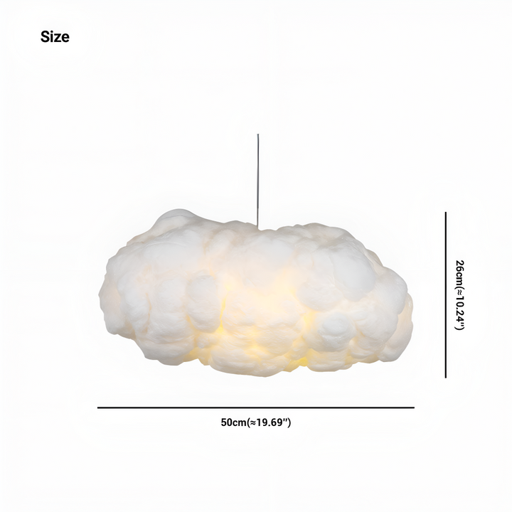 Plafonnier LED design nuage pour chambre d'enfant, éclairage moderne et économe en énergie.