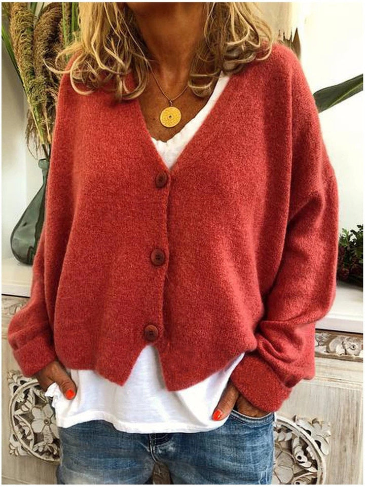 Cardigan femme ultra-doux, élégant et confortable, pièce mode parfaite pour les soirées fraîches d'automne.