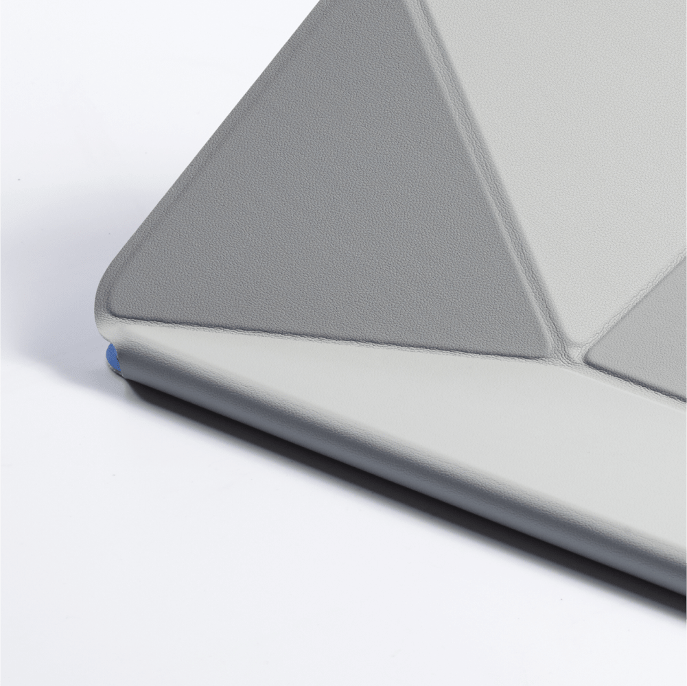 Housse pour iPad Air 4, étui folio orange brûlé, support pratique pour l'apprentissage.