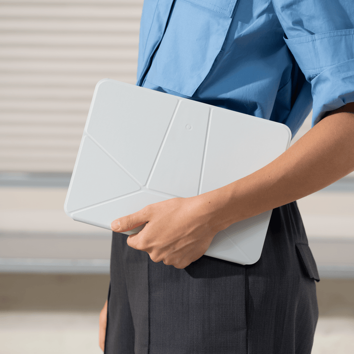 Protection iPad Pro, housse folio dynamique sable, pour un look naturel et chic.