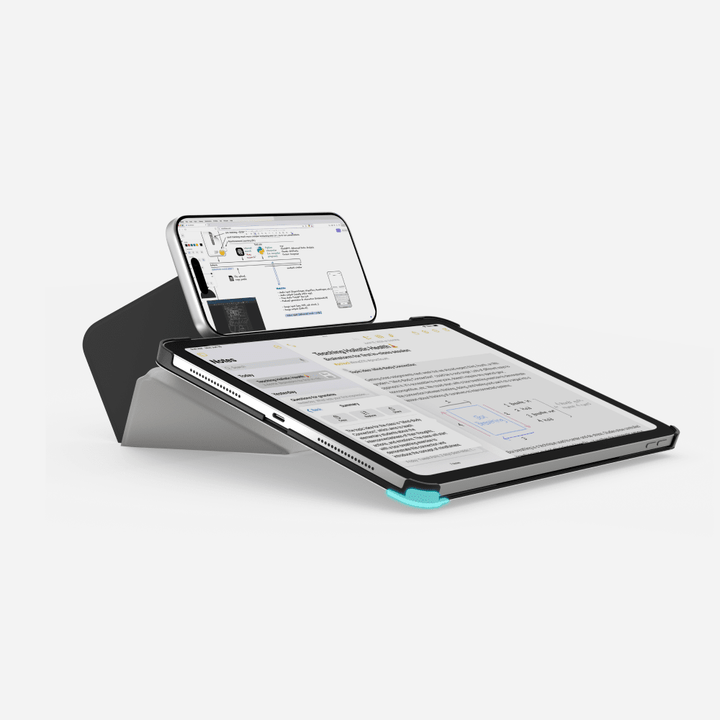 Housse iPad mini, folio magnétique, coque protectrice pour votre appareil précieux.
