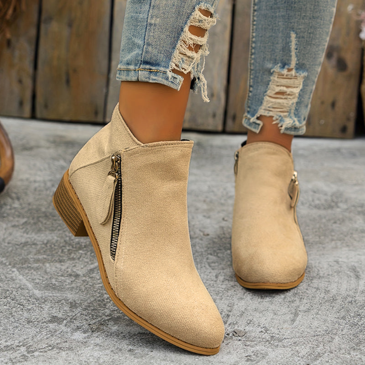Bottines femmes orthopédiques avec soutien plantaire, élégantes et confortables au quotidien.
