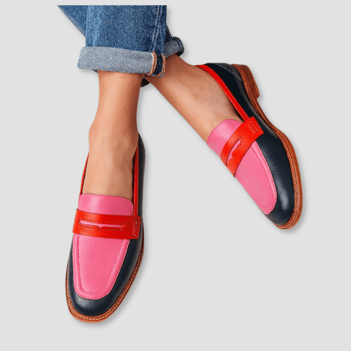 Mocassins élégants pour femmes, confortables et légers, parfaits pour la promenade en ville ou l'été.