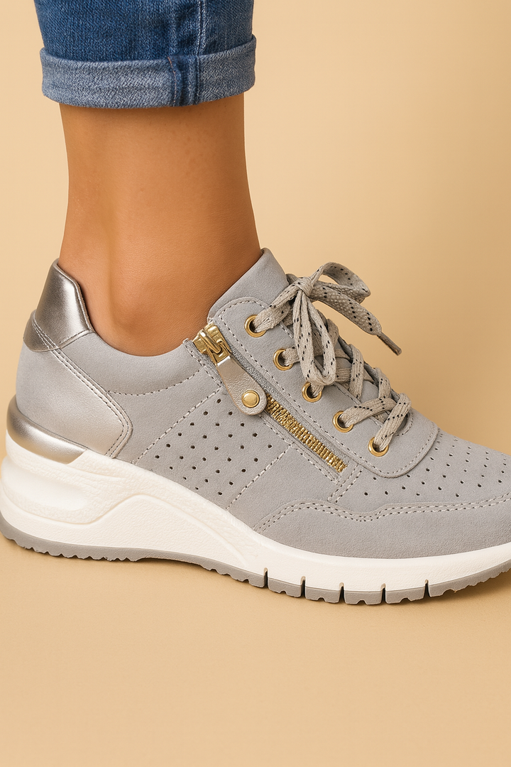 Sneakers femme pour le quotidien, orthopédiques et confortables. Soutien voûte plantaire pour une marche sans douleur.