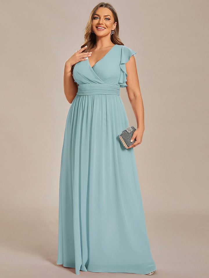 Robe de fête femme, dos ouvert, manches courtes. Fluide et maxi pour un look estival élégant et lumineux, femme.