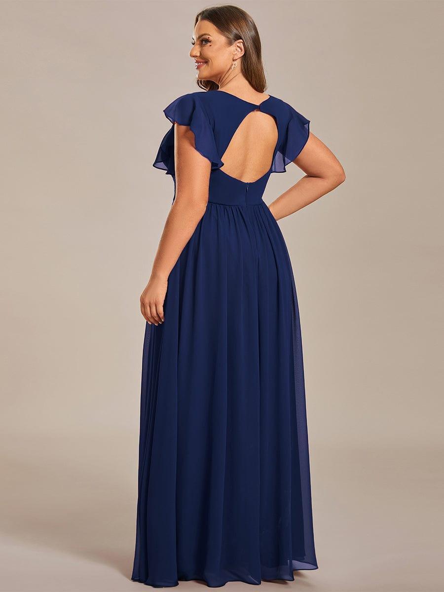 Robe longue élégante, dos ouvert, pour un mariage estival. Confortable et chic pour femme.
