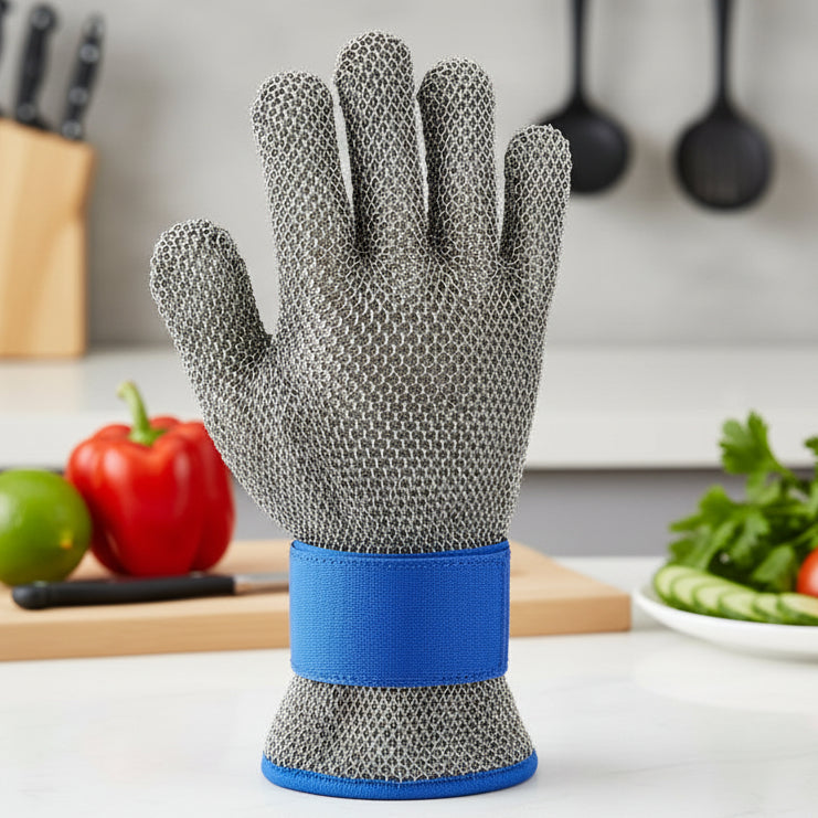 Gants de sécurité unisexe anti-coupures pour travaux exigeants. Protection robuste et durable.