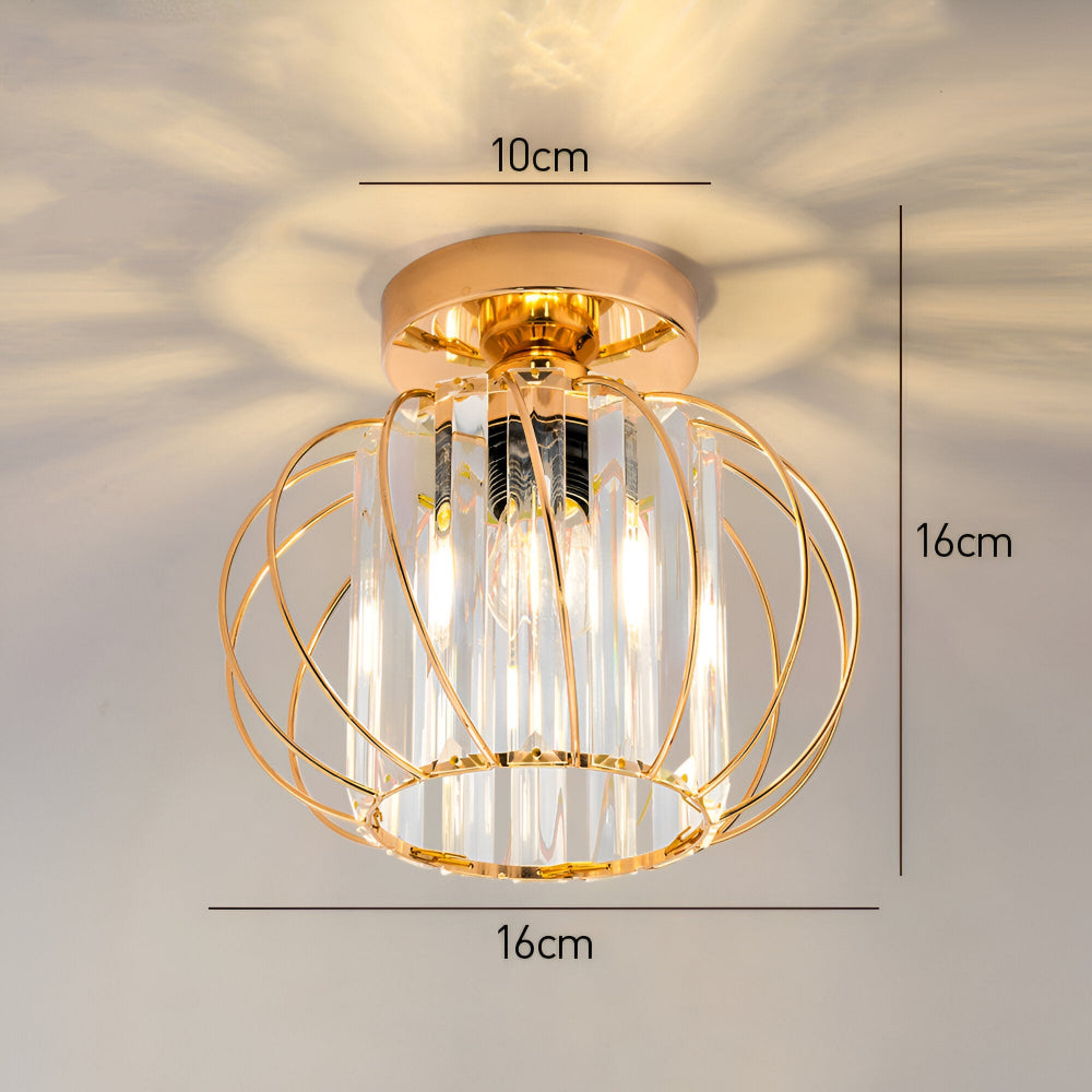 Éclairage de plafond en verre, style nordique minimaliste, pour salon lumineux.