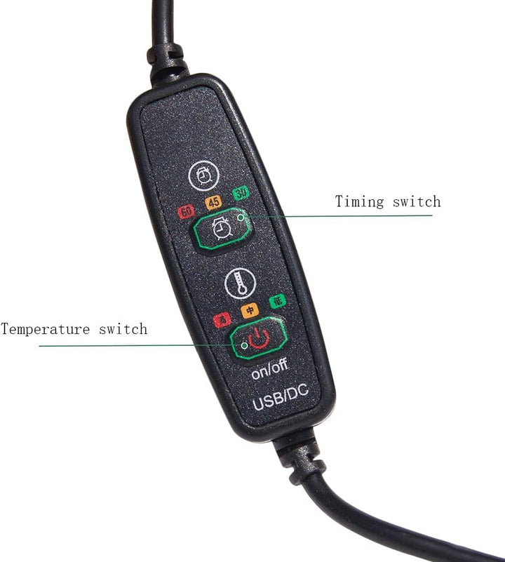 Dispositif chauffe-nuque électrique pour un soulagement portable de la douleur et raideur cervicale.