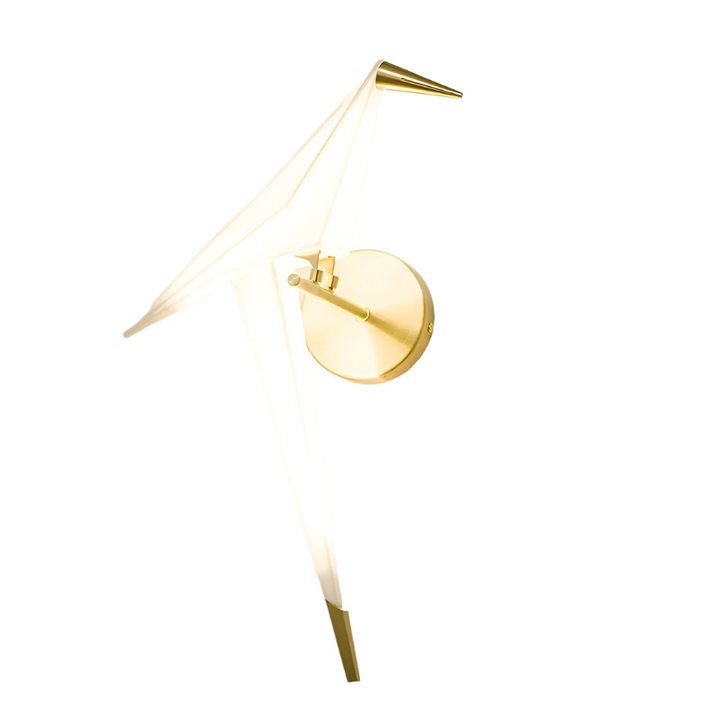 Applique murale LED moderne, design unique, crée une lumière d'ambiance chaleureuse pour salon ou chambre.