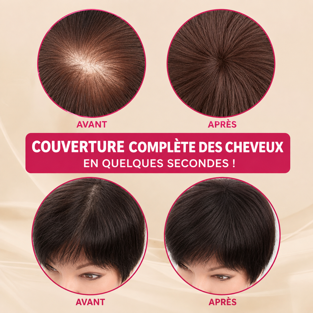 Femme avec des extensions de cheveux naturels, offrant volume et longueur sublimes.