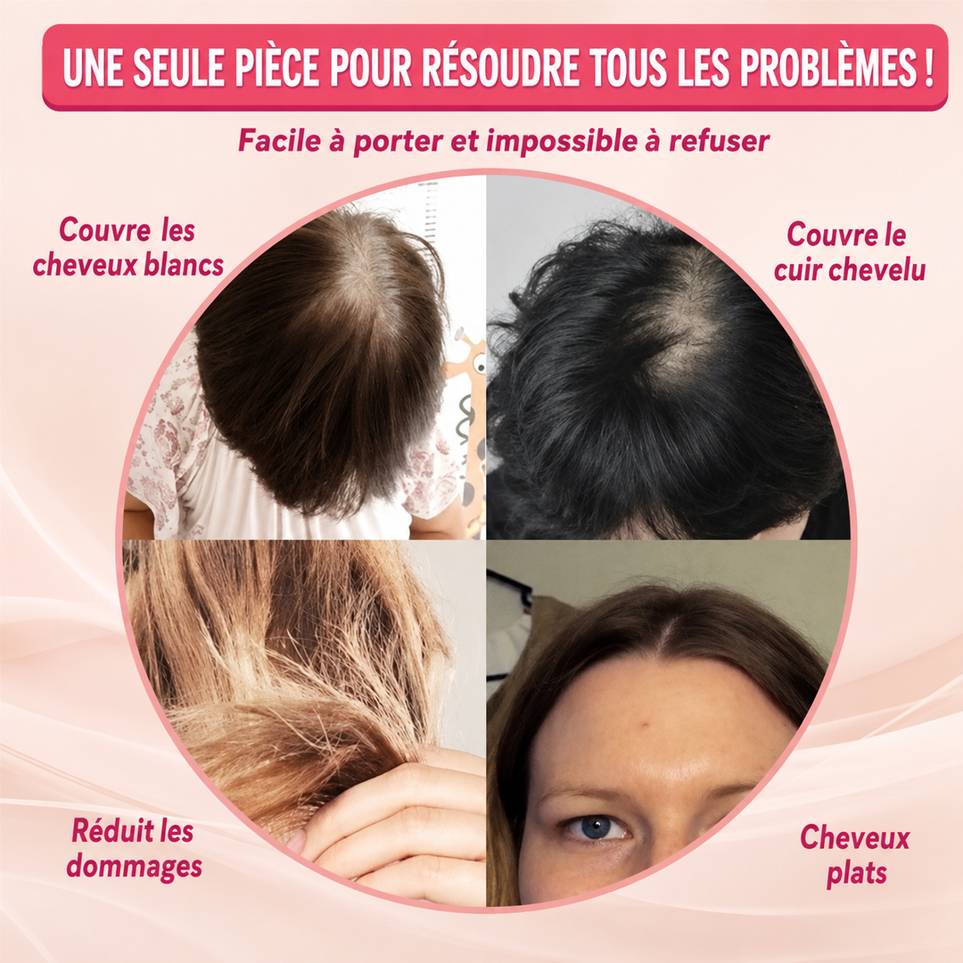Extensions de cheveux naturels à clips. Idéal pour coiffure facile et beauté des cheveux.