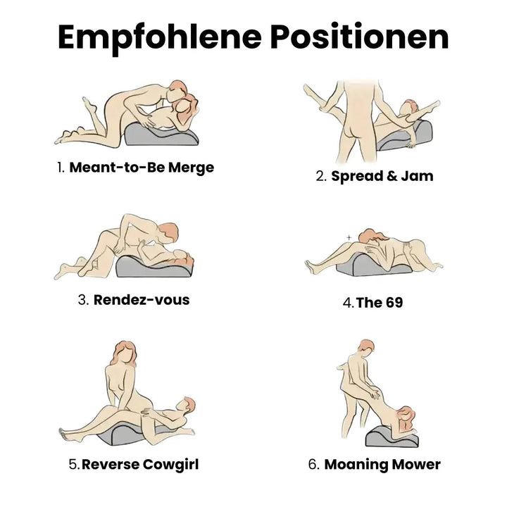 Confort intime et connexion profonde avec l'oreiller Sweet Spot™ pour couples. Housse lavable incluse.