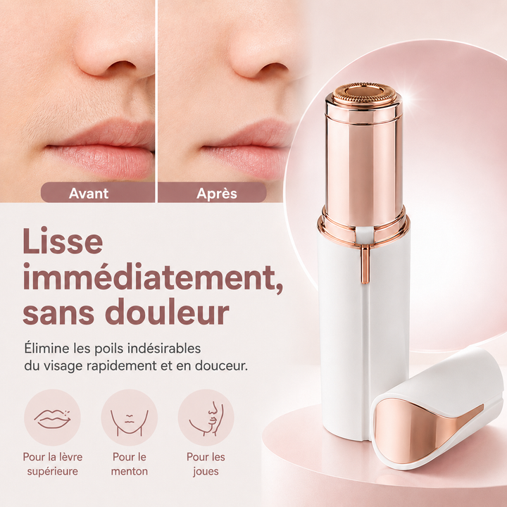 Solution d'épilation faciale de précision, pour une peau lisse et belle.