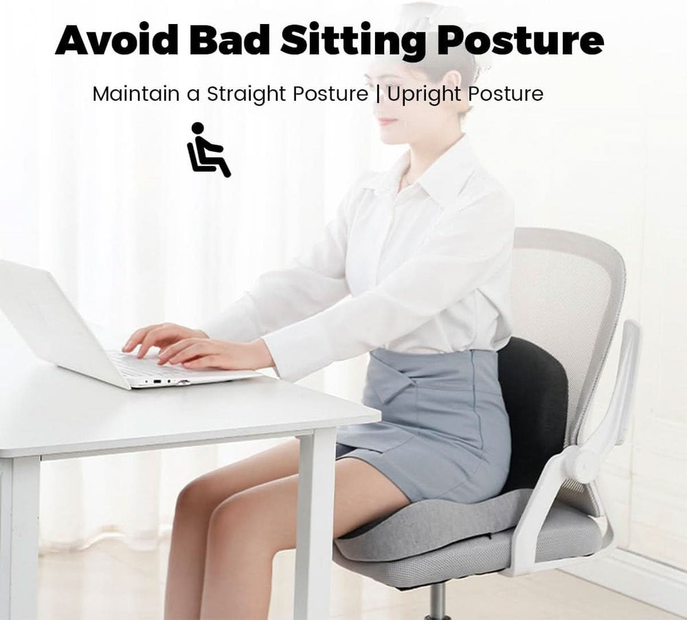 Soutien lombaire ergonomique pour chaise de bureau, confort et santé du dos.