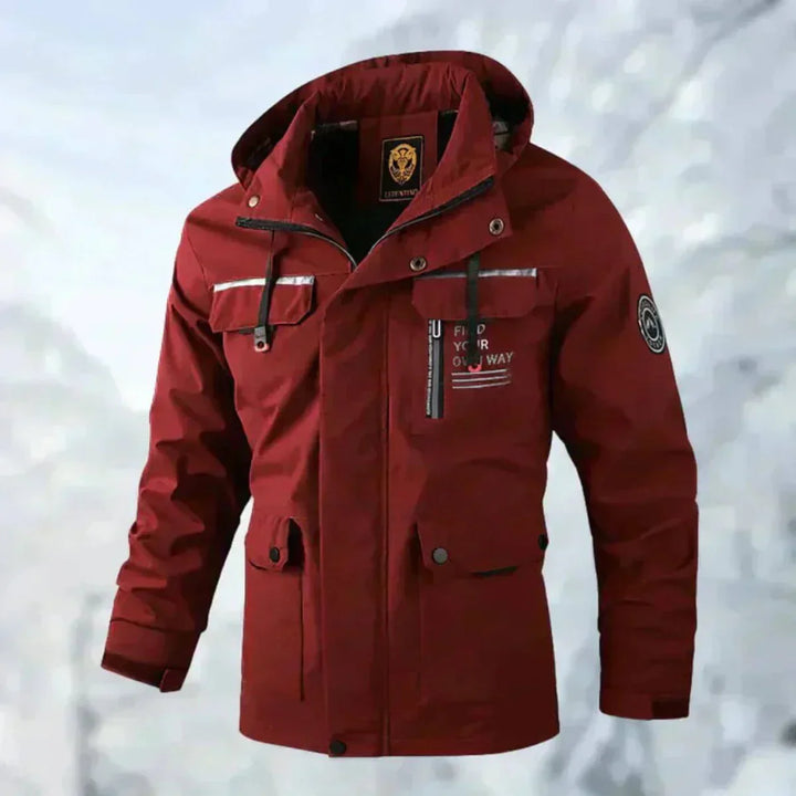 Parka homme élégante, coupe-vent et chaude, pour un look urbain et une protection optimale en automne/hiver.