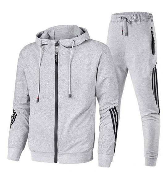 Ensemble survêtement athlétique homme Luca, coupe décontractée pour le sport et le style urbain quotidien.