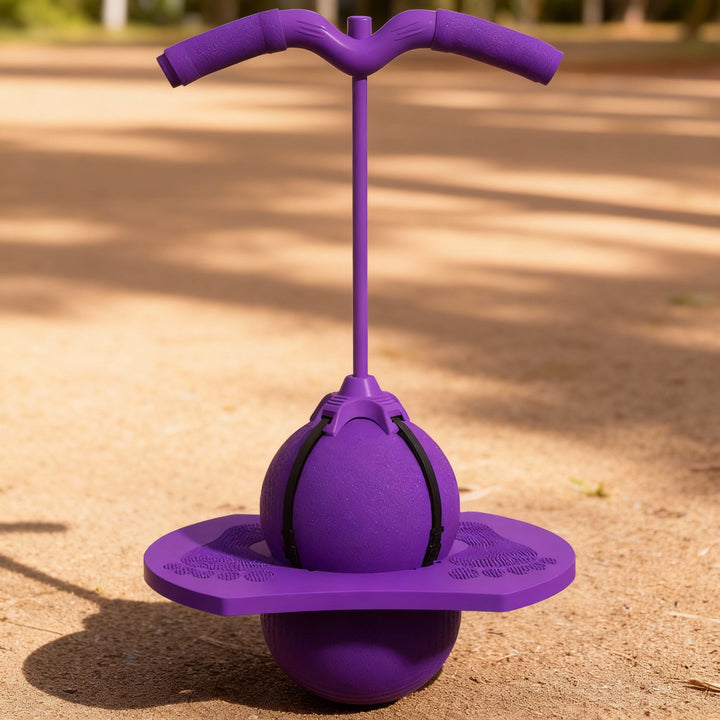 Bâton sauteur équilibrant pour enfants, développe la coordination et la motricité. Idéal jeu extérieur/intérieur.