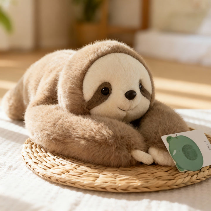 Peluche lestée CalmCuddle ultra-douce, pour une sensation de confort, d'apaisement et de relaxation.