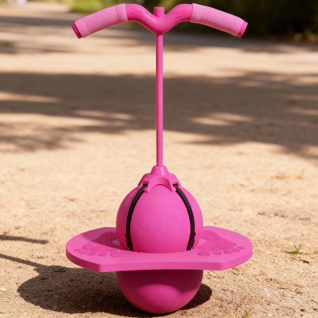 Jeu d'équilibre bâton sauteur pour enfants. Jouet d'activité physique intérieur/extérieur, stimule la coordination.
