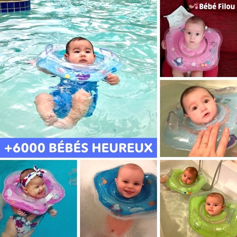 Cadeau bébé: flotteur d'éveil pour piscine ou bain, sécurité maximale et amusement garanti pour les petits nageurs.
