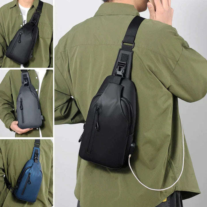 Sac bandoulière essentiel anti-vol et imperméable, gardez vos indispensables à portée de main en sécurité.
