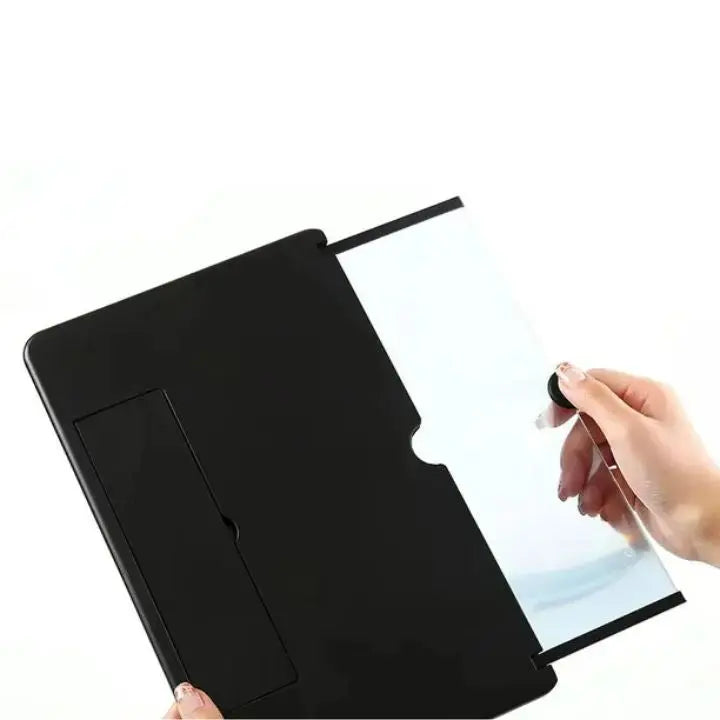 Support agrandisseur d'écran de téléphone HD pliable, ergonomique, offrant un confort visuel supérieur pour lecture.