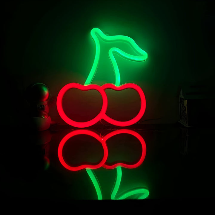 Décoration murale néon LED pour ambiance fast-food rétro authentique. Enseigne lumineuse LED murale.
