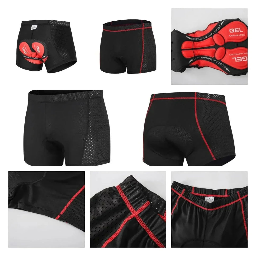 Shorts de moto rembourrés MotoPro, conçus pour un confort maximal et une protection efficace contre les douleurs.
