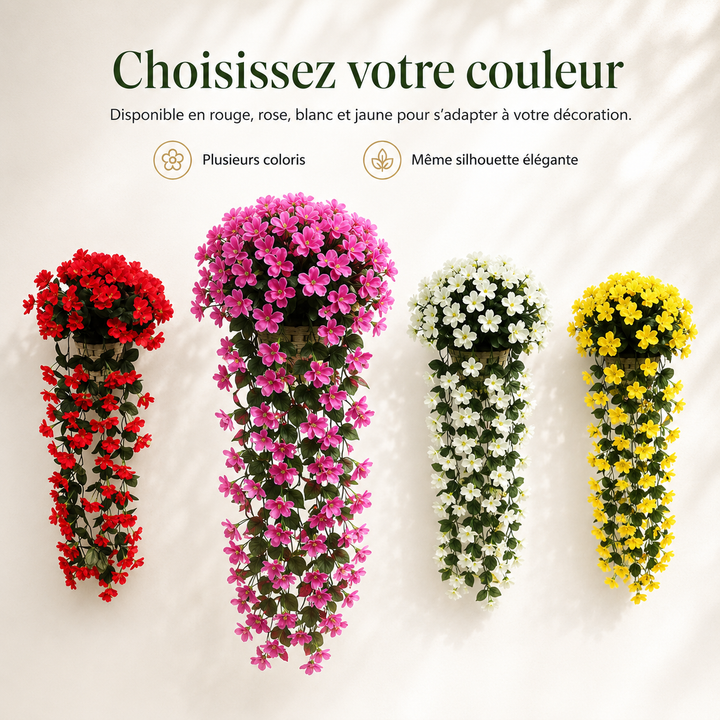 Décoration florale sans entretien pour balcons, jardins ou intérieurs avec FloralGrace.