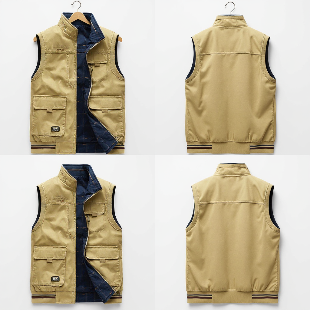 Gilet homme chic, veste sans manches de luxe, pour tenue moderne, polyvalent mode masculine et habillée.