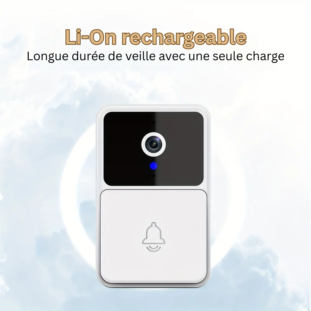 Interphone vidéo LuxGuard pour maison sécurisée. Parlez aux visiteurs à distance, vision nocturne intégrée.