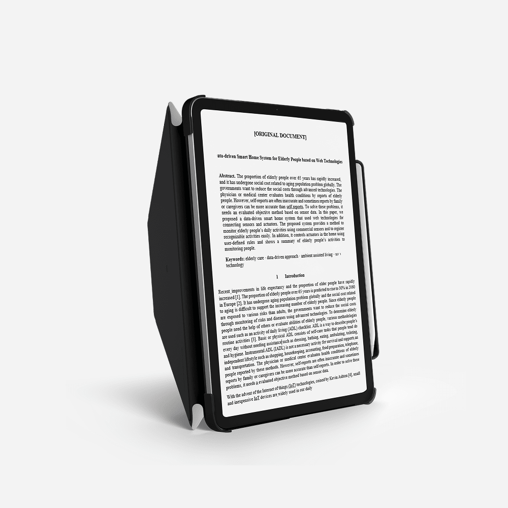 Protection tablette iPad, housse folio dynamique bronze, une touche sophistiquée.