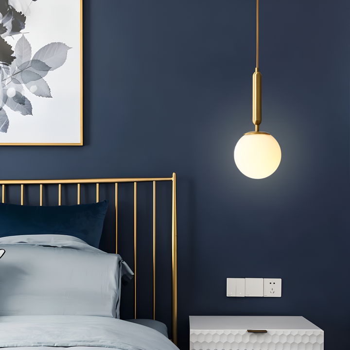 Suspension moderne nordique, lumière douce LED pour salon ou salle à manger.
