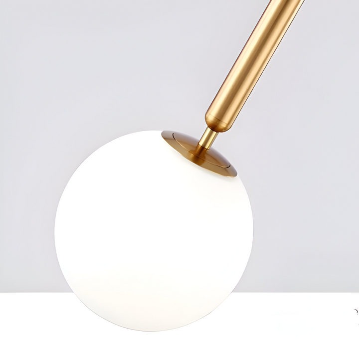 Suspension LED nordique, lampe ronde pour salle à manger, lumière tamisée.
