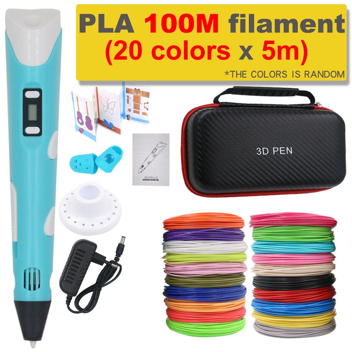 Apprenez l'impression 3D : stylo éducatif avec filament PLA, pour enfants et adultes curieux.