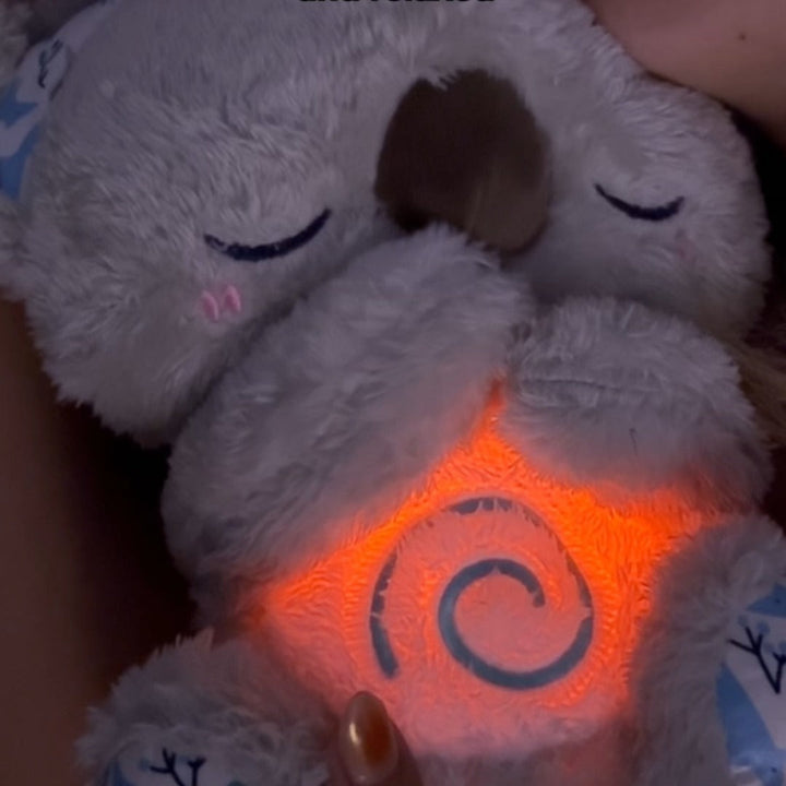 Koala de sommeil rythmique : aide à la respiration, veilleuse et bruits blancs pour la détente et l'endormissement.