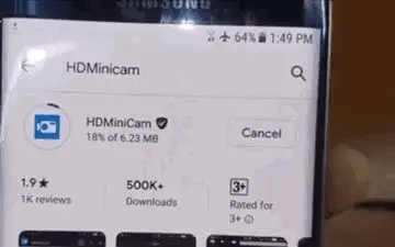 Caméra de sécurité miniature 1080P Wi-Fi, idéale pour la surveillance à domicile avec détection de mouvement.