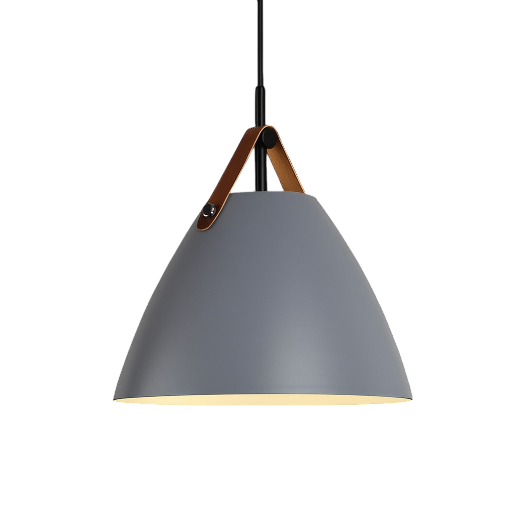 Pendentif lumineux scandinave couleur vive, parfait pour un éclairage directionnel et une déco moderne.