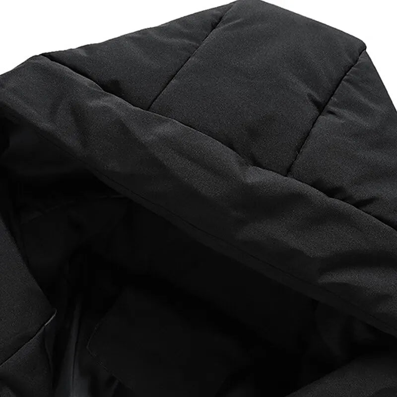 Doudoune homme avec capuche, chaude et imperméable. Veste anti-froid polyvalente, idéale pour l'extérieur et la ville.