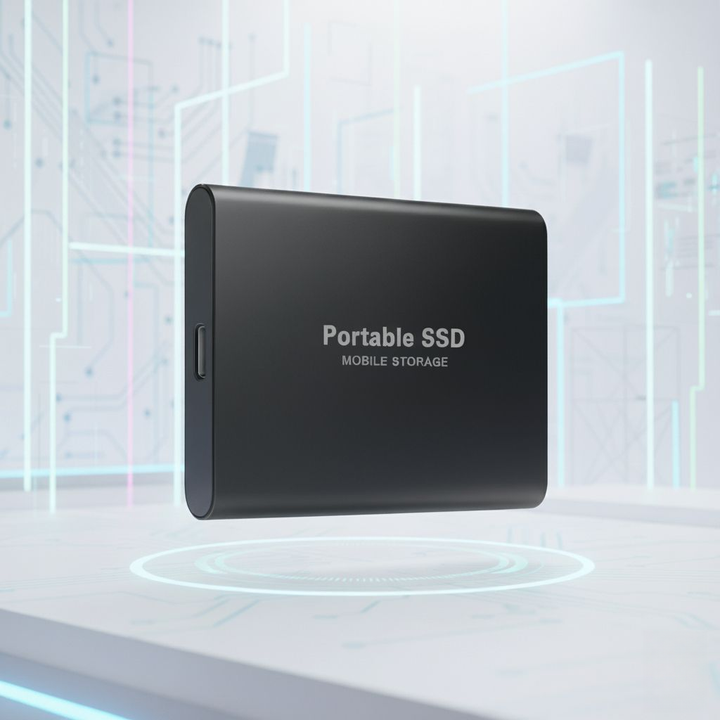 Connectivité USB 3.1 : Disque SSD portable rapide, compatible avec PC, Mac et consoles.
