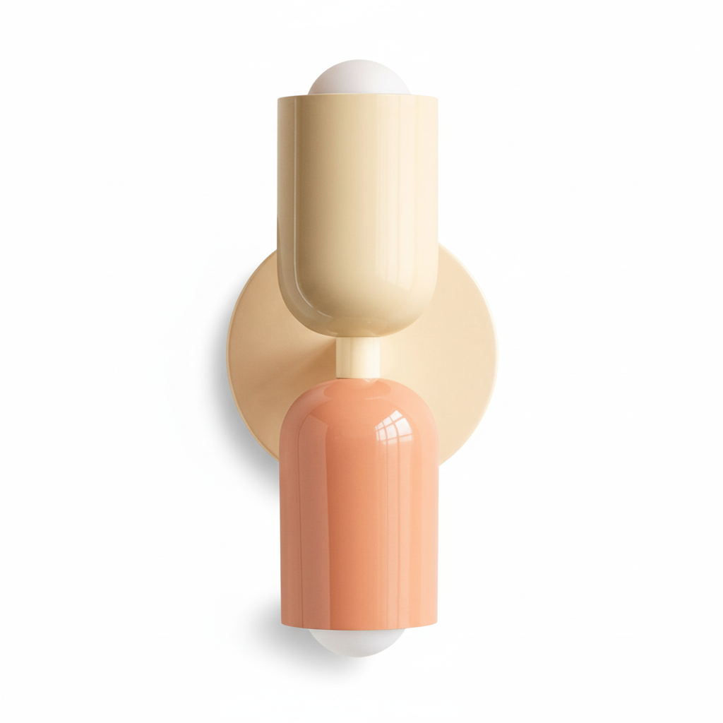 Applique murale LED scandinave moderne, design minimaliste pour intérieur chaleureux et stylé.