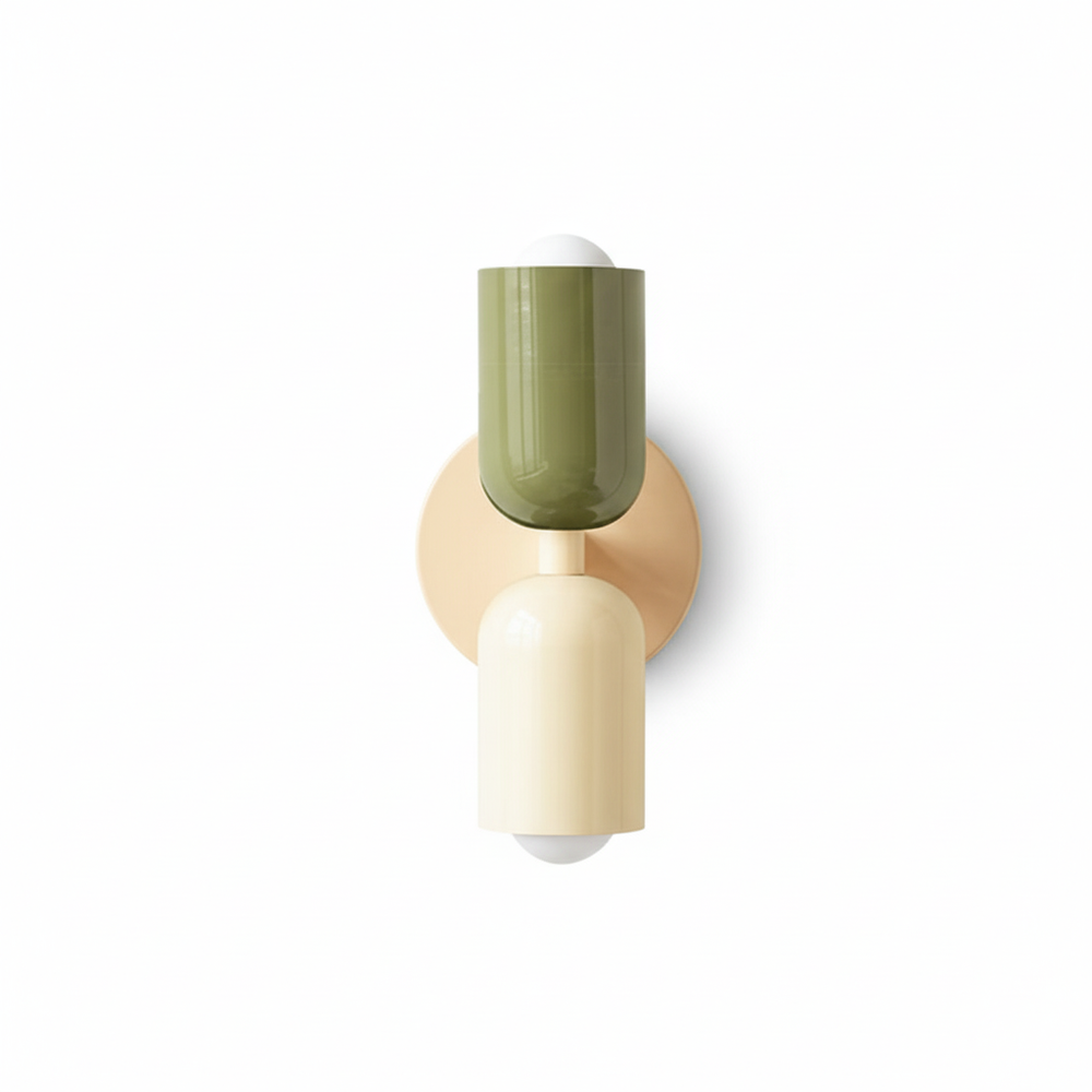 Lampe murale LED nordique avec diffuseur doux, éclairage d'ambiance pour salon, chambre ou couloir.