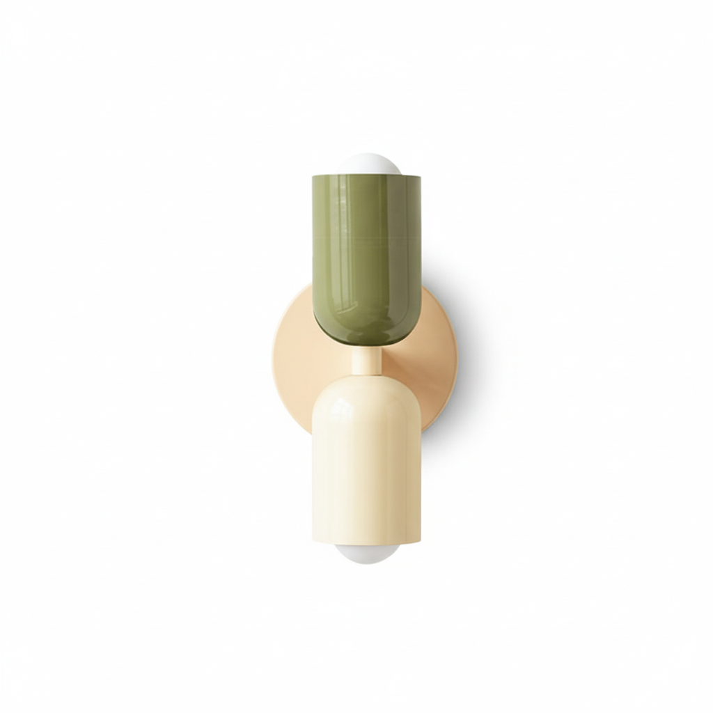 Lampe murale LED nordique avec diffuseur doux, éclairage d'ambiance pour salon, chambre ou couloir.