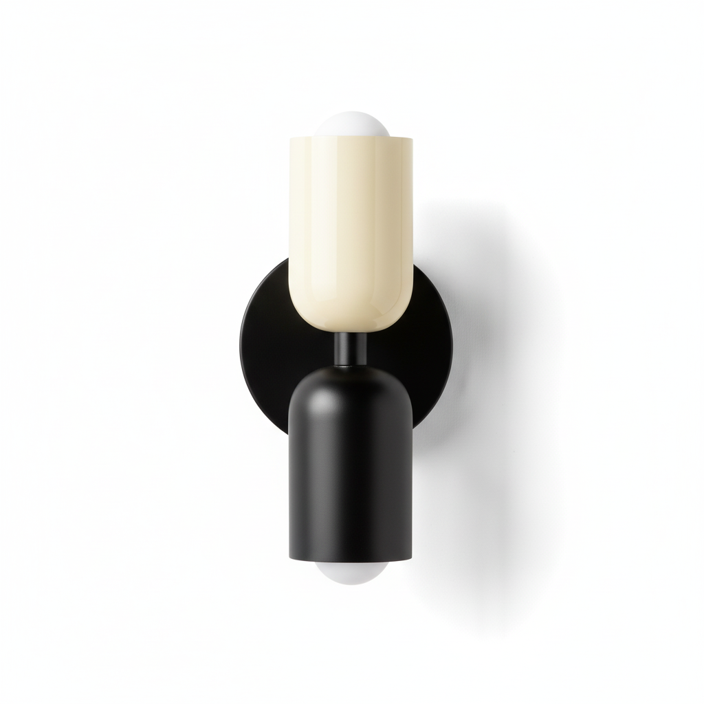 Applique LED moderne et design épuré, idéale pour un intérieur scandinave, minimaliste ou contemporain.