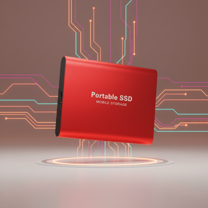 Solution de stockage SSD externe simple et efficace pour sauvegarder vos données rapidement.
