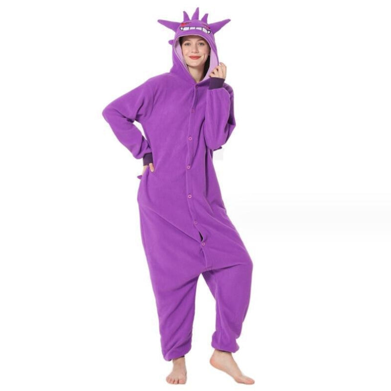Pyjama Kigurumi Pokémon unisexe, doux et chaud. Idéal pour adultes et enfants.