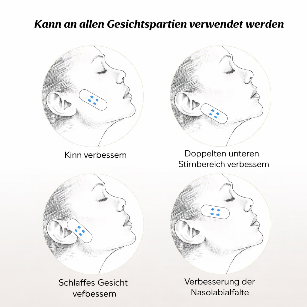 Paquet de bandes lifting visage pour femmes. Effet instantané pour rajeunir le contour et obtenir une peau ferme.