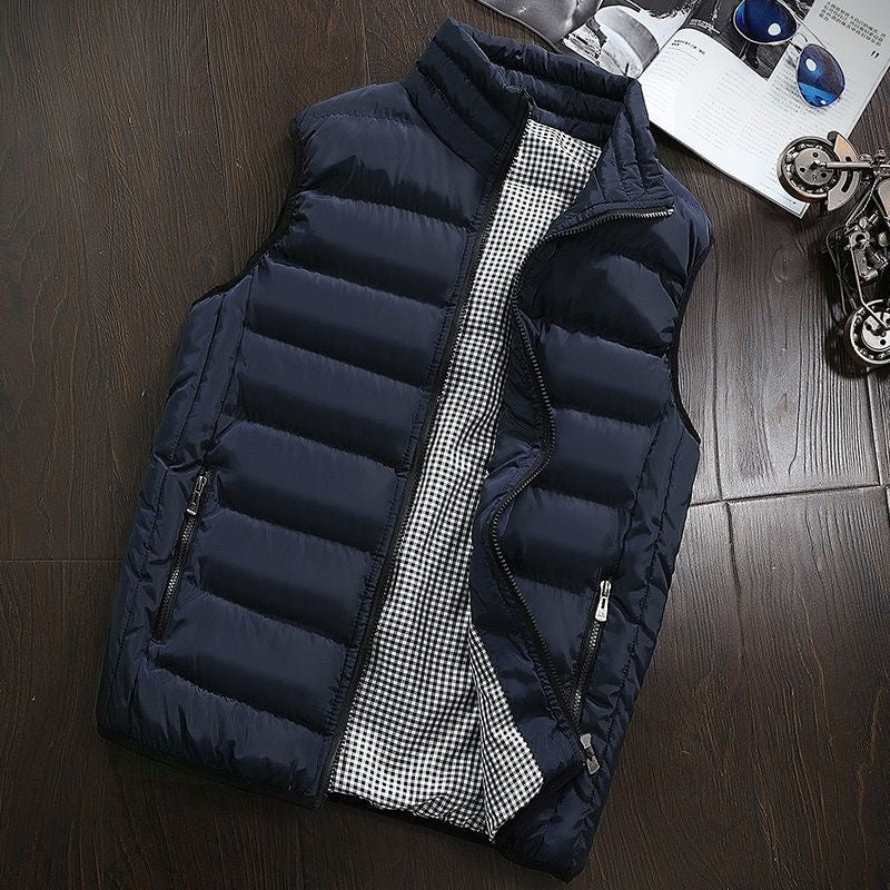 Gilet homme coupe-vent et chaud, excellent comme couche intermédiaire pour l'hiver et le froid.