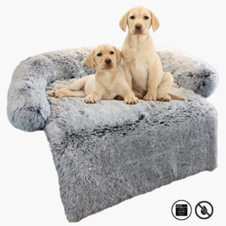 Produit animaux haut de gamme: canapé pour chien au design moderne, offrant un confort inégalé et durable.